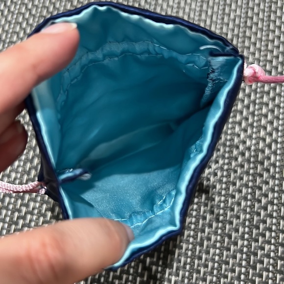 Kidada for Disney Couture Blue Drawstring Jewelry Accessories Pouch 2008 - Picture 3 of 6